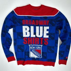 New York Rangers Broadway Blueshirts Hockey Sweater L